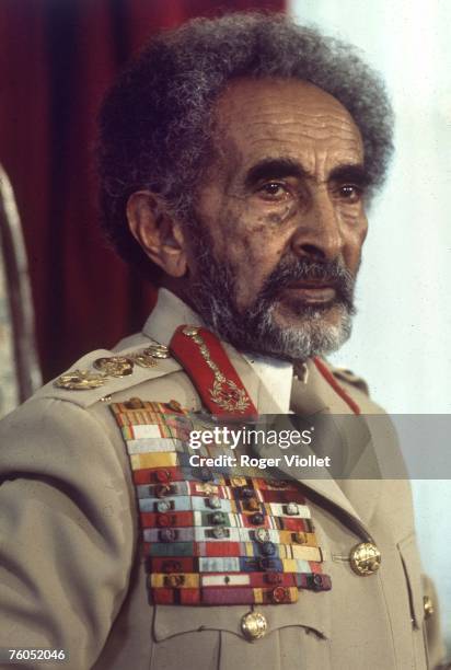 Haile Selassie, Emperor of Ethiopia from 1930 to 1974.