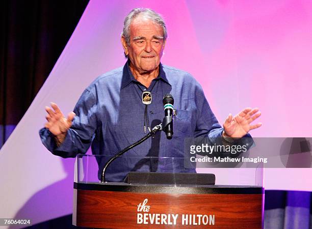 Actor Stuart Whitman during the The 25th Annual Golden Boot Awards at the Beverly Hilton on August 11, 2007 in Beverly Hills, California.