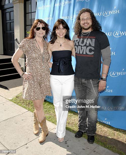 Annie Duke. Kelli Seely, President & CEO Greater Los Angeles Chapter The Make-A-Wish Foundation and Joseph D. Reitman attend the Greater Los Angeles...