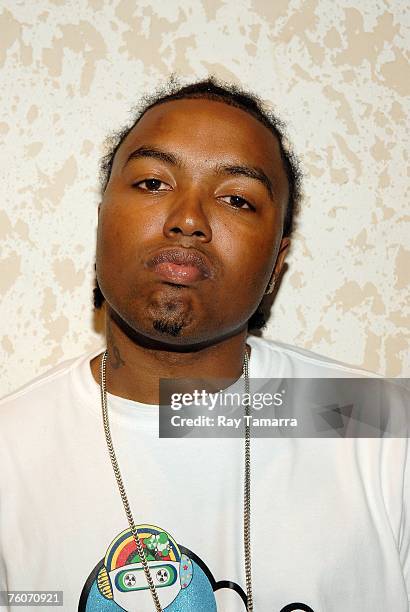 Recording artist Lil Cali attends the second day of TJ's DJs 2nd Annual Tastemakers Music Conference at the Hyatt Regency August 12, 2007 in Miami,...