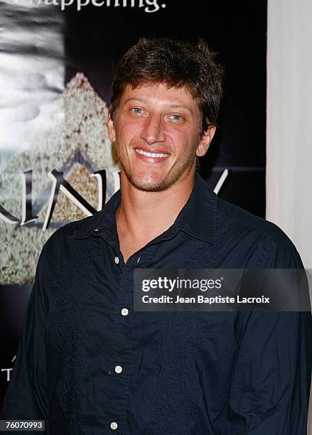 Josh Feinman arrives at the screening of the new television series 'Trinity' at the Level 3 nightclub on August 12, 2007 in Los Angeles, California.