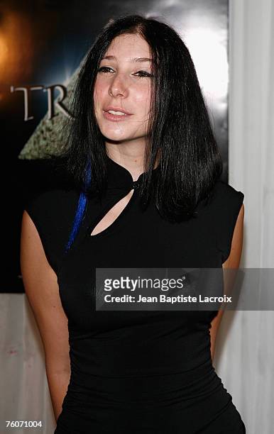 Tasha Erenson arrives at the screening of the new television series 'Trinity' at the Level 3 nightclub on August 12, 2007 in Los Angeles, California.