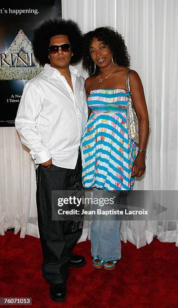 Jesse Raudales and guest arrive at the screening of the new television series 'Trinity' at the Level 3 nightclub on August 12, 2007 in Los Angeles,...