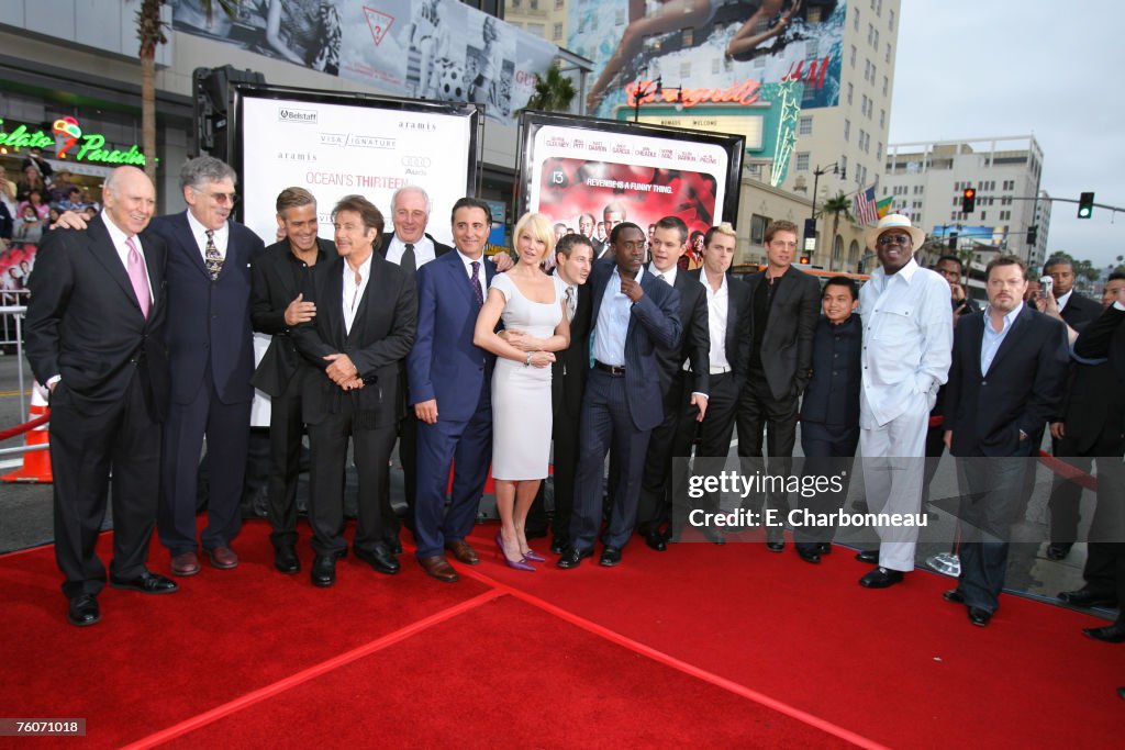 Warner Bros. Pictures, Village Roadshow Pictures, Jerry Weintraub and Section 8 Productions Host the North American Premiere of "Ocean's Thirteen"