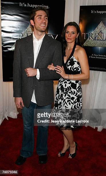 Michael Maresca; Marqui Maresca arrive at the screening of the new television series 'Trinity' at the Level 3 nightclub on August 12, 2007 in Los...