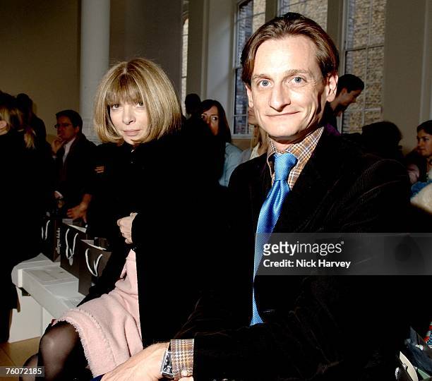 Anna Wintour and Hamish Bowles