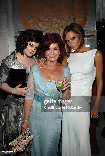 Kelly Osbourne, Sharon Osbourne Victoria Beckham **Exclusive**