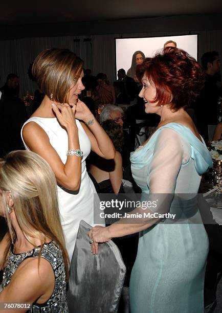 Victoria Beckham and Sharon Osbourne *EXCLUSIVE*