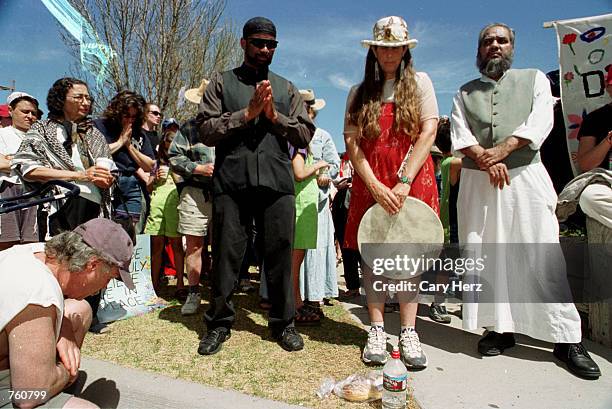 Abdul Rauf Campos-Marquetti, secretary for the Islamic Center of Albuquerque, Rabbi Lynn Gottlieb , congregation Nahalat Shalom and Mohammed...