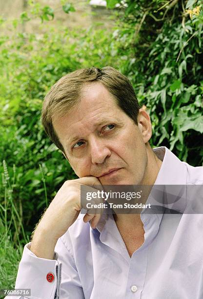 Alastair Campbell, former Press Secretary to Prime Minister Tony Blair, pictured in his garden at his home in London for TIME Europe. Campbell's...