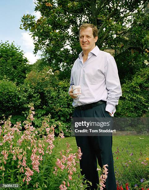 Alastair Campbell, former Press Secretary to Prime Minister Tony Blair, pictured in his garden at his home in London for TIME Europe. Campbell's...