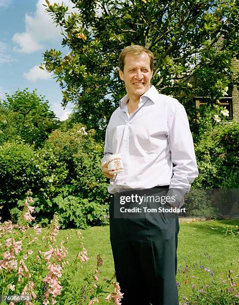 Alastair Campbell, former Press Secretary to Prime Minister Tony Blair, pictured in his garden at his home in London for TIME Europe. Campbell's...