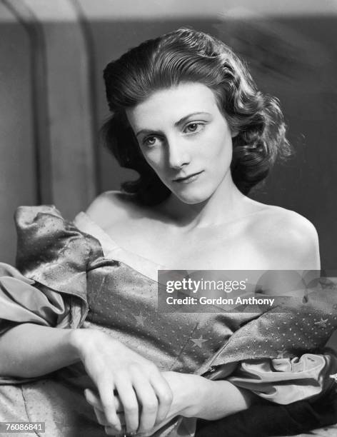 British actress, and daughter of Winston Churchill, Sarah Churchill , circa 1940.