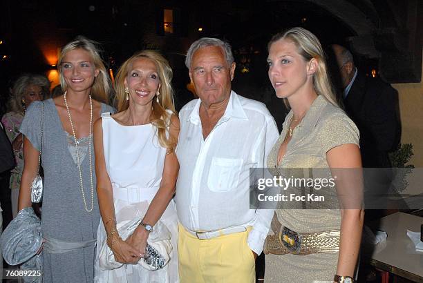 Sarah Marshall, Her Mother, Gerard De Villiers and Deborah Marshall Attend The Monika Bacardi and Massimo Gargia's Birthday Party at The Byblos Hotel...