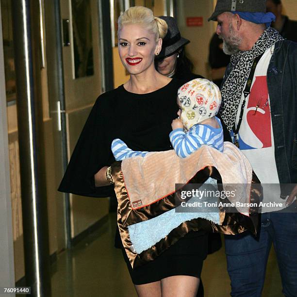 Gwen Stefani and Baby Kingston James