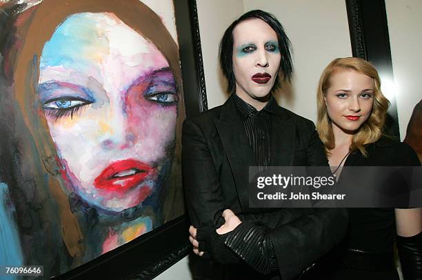 Marilyn Manson and Evan Rachel Wood