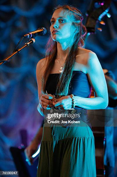 Apple Singer 22 Central Park Summerstage Nickel Creek And Fiona Apple Stock Photos ...