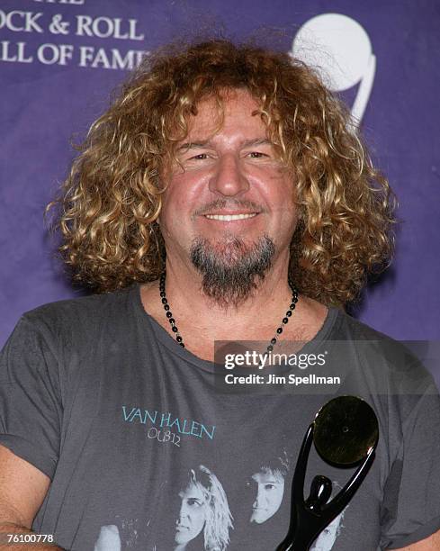 Sammy Hagar of Van Halen, inductee