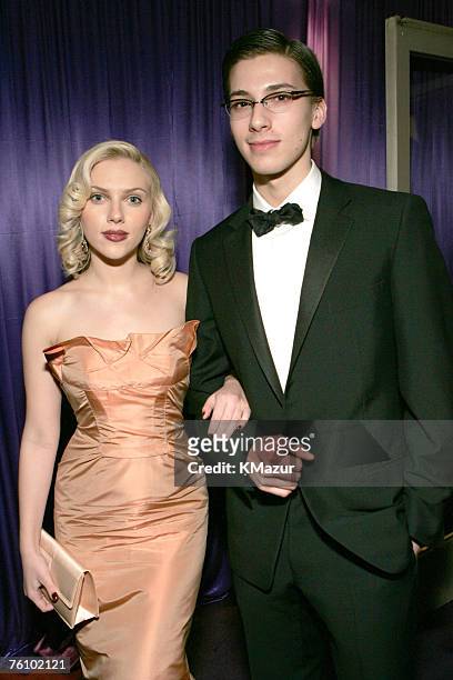 Scarlett Johansson and brother