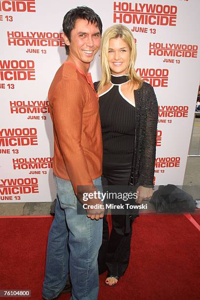 LOU DIAMOND PHILLIPS AND HIS WIFE KELLY PRESTON