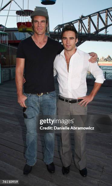 Aaron Jeffrey and Dustin Clare