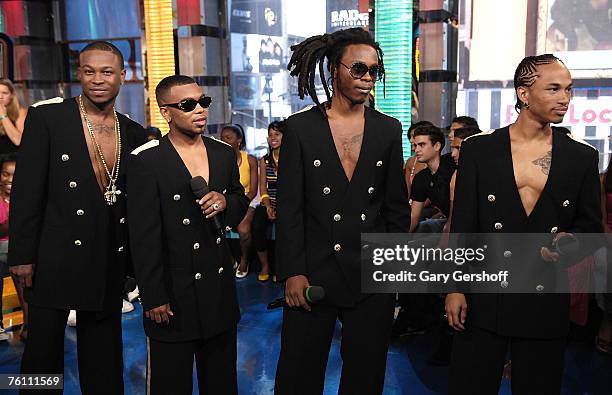 Pretty Ricky Trl Pretty Ricky Visits Mtvs Trl August 13 2007 Photos and Premium High Res ...