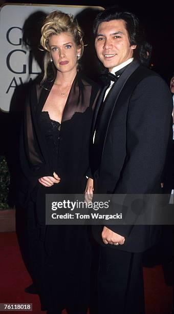 Lou Diamond Phillips and wife