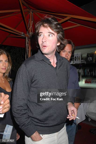 Antoine Arnault attends The Gallery Enrico Navarra St. Tropez 2007 " Made By Indians " Art Clubbing Party August 9, 2007 at the VIP Room in St...