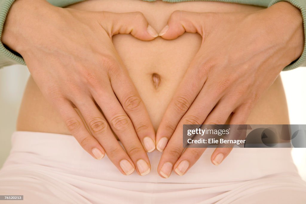 Close-up of woman's hands
