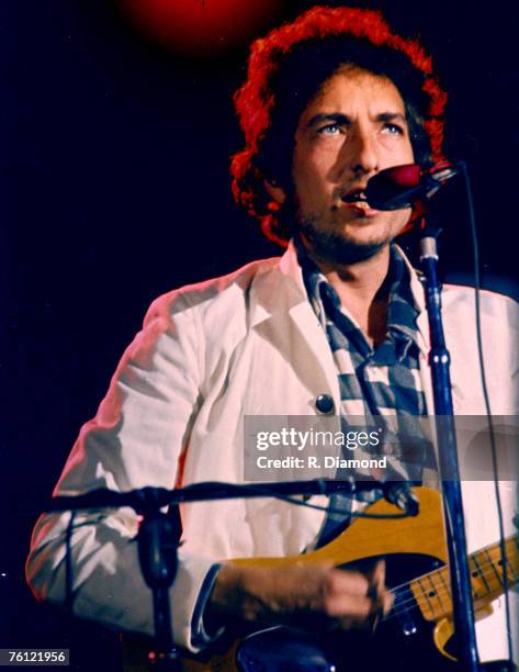 File Photos of Bob Dylan in concert