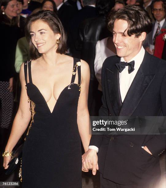 Elizabeth Hurley and Hugh Grant