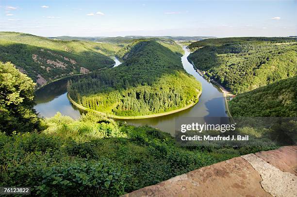 saarland, mettlach/orscholz, saar loop - mettlach stock pictures, royalty-free photos & images