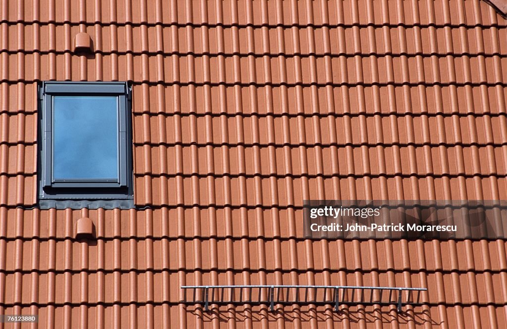 Tiled roof and dormer window