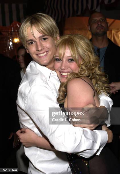 Aaron Carter & Hilary Duff