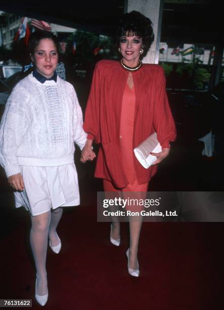 Joan Collins and Daughter Katyana Kass