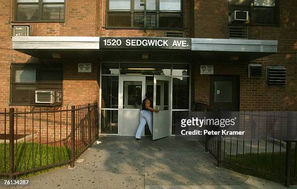 Community center in ground floor of apartment building 1520 Sedgwick Avenue is recognized as official birthplace of Hip Hop on August 16, 2007 in...