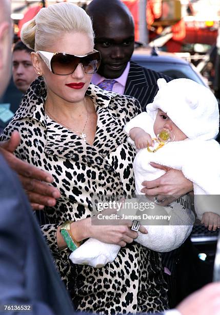 Gwen Stefani and son Kingston James