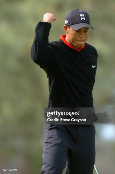 Tiger Woods in action on the South Course during the final round of the 2007 Buick Invitational at Torrey Pines Golf Course in La Jolla, California...