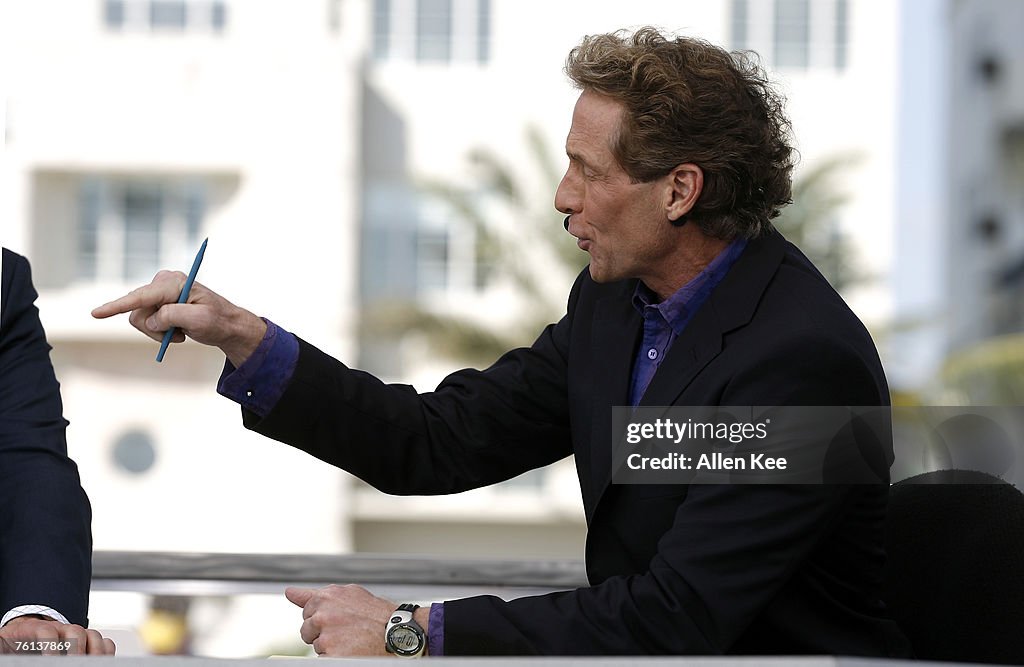 Super Bowl XLI - On The Set of ESPN - February 1, 2007