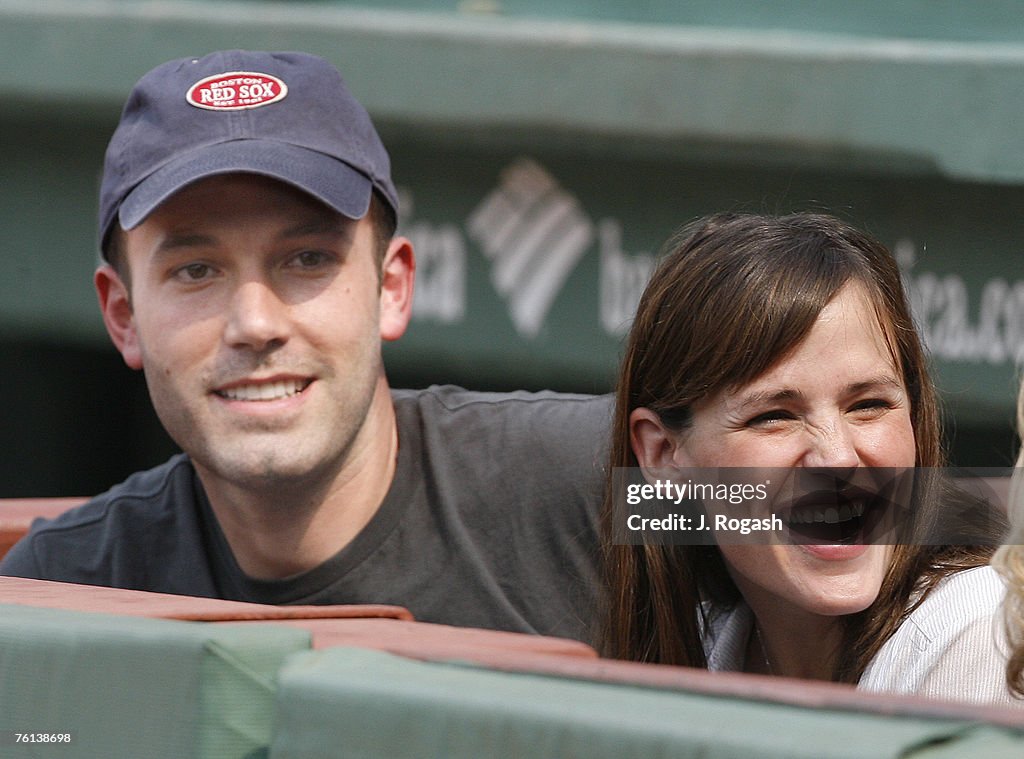 Celebrities Attend New York Yankees vs Boston Red Sox - June 2, 2007