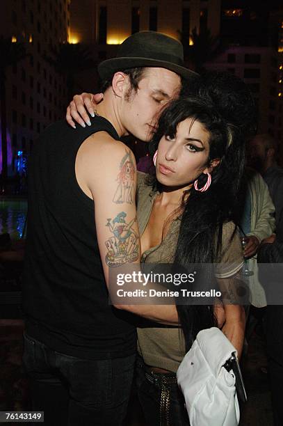 Amy Winehouse and husband Blake Fielder-Civil