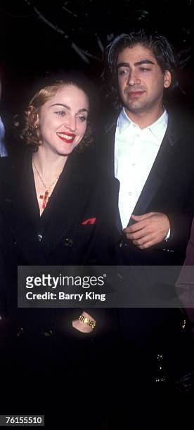 Madonna & Alex Keshishian director of Truth or Dare) file photo in 1991 in Los Angeles, California