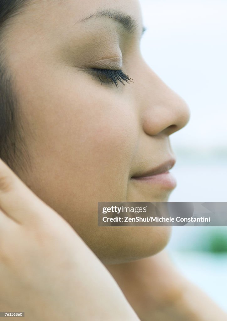 Close Profile Eyes Closed Profile