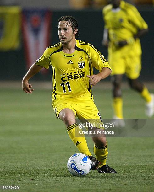 Columbus Crew's Ned Grabavoy against Chivas USA at The Home Depot Center July 14, 2007 in Carson, CA.