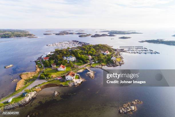 coast with buildings - moor stock pictures, royalty-free photos & images