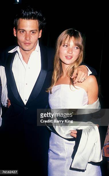 Johnny Depp and Kate Moss