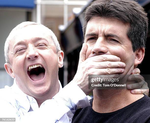 Louis Walsh and Simon Cowell