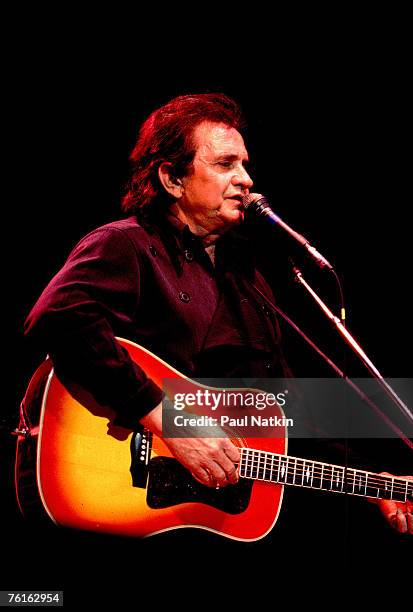 Johnny Cash on 3/9/90 in Chicago,Il.