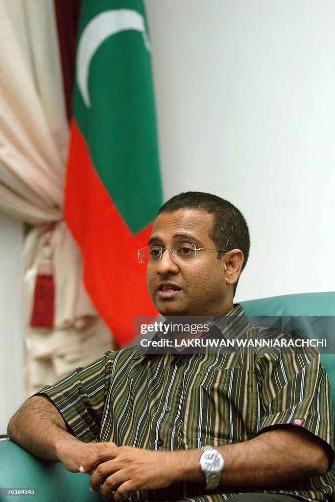 Maldivian foreign minister Ahmed Shaheed