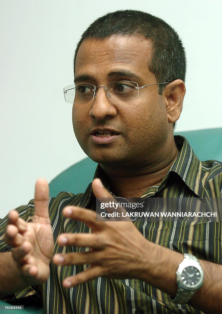 Maldivian foreign minister Ahmed Shaheed